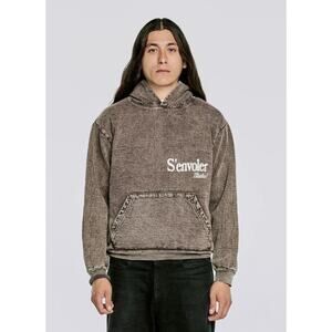 S'envoler Studio Desert Wash Hoodie Brown Sweatshirt Small Western Skater Grunge